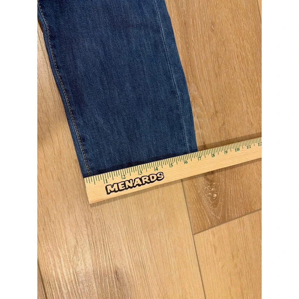Levis Middy Straight Jeans Womens 31x30 Medium Wash Blue Denim read